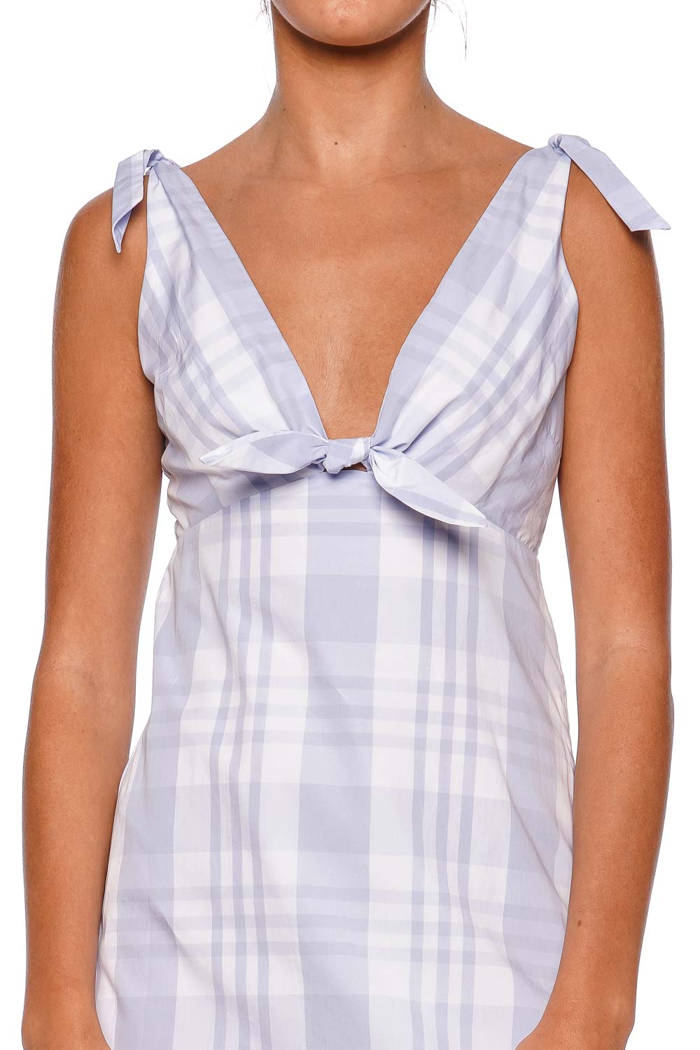 Brynnie Tide Pool Plaid Mini Dress