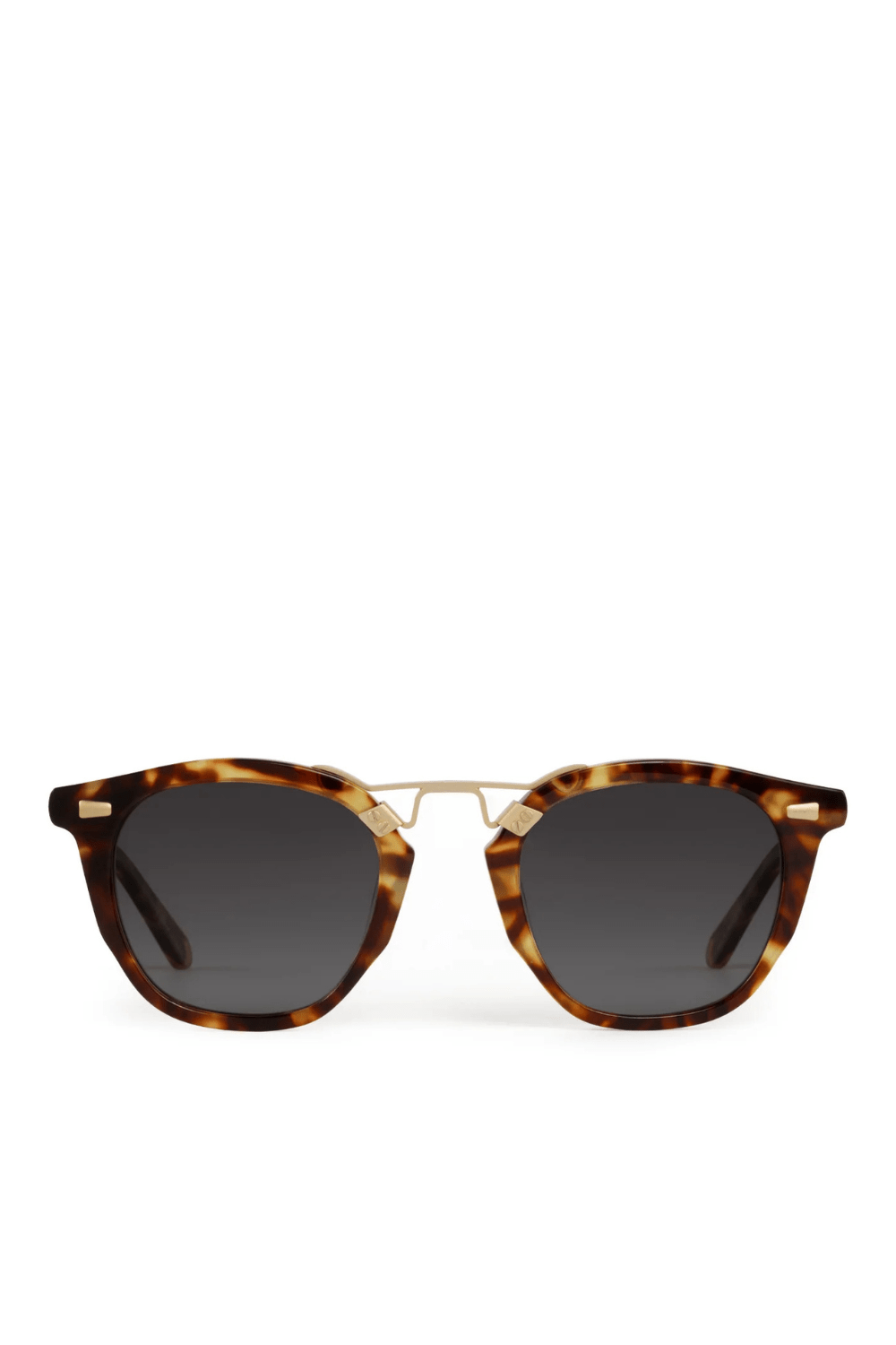Beau II Kyoto Tortoise 18K Polarized Sunglasses