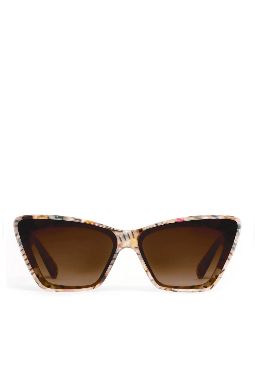 Brigitte Nylon Confetti Cat Eye Sunglasses