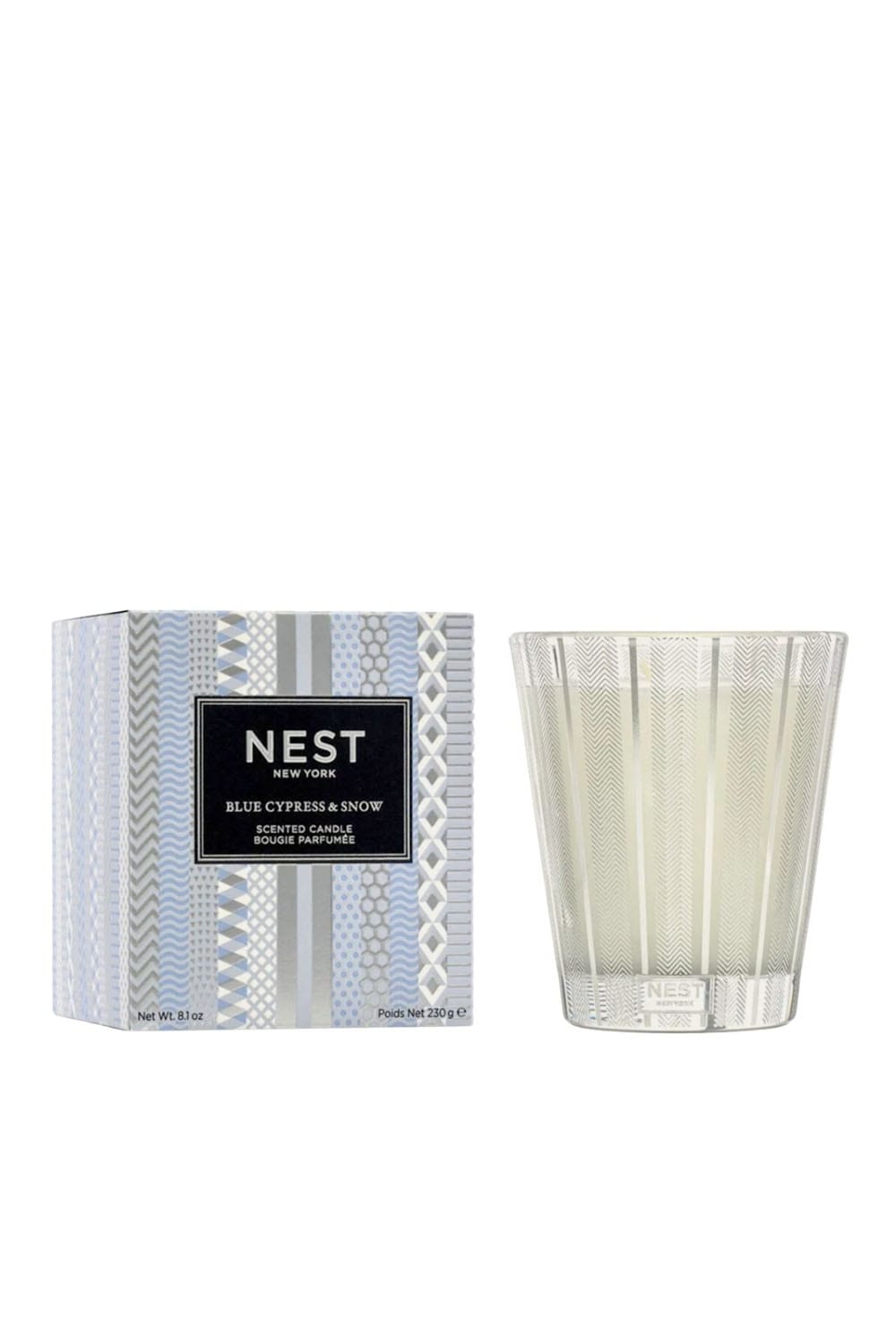 Blue Cypress & Snow Classic Candle
