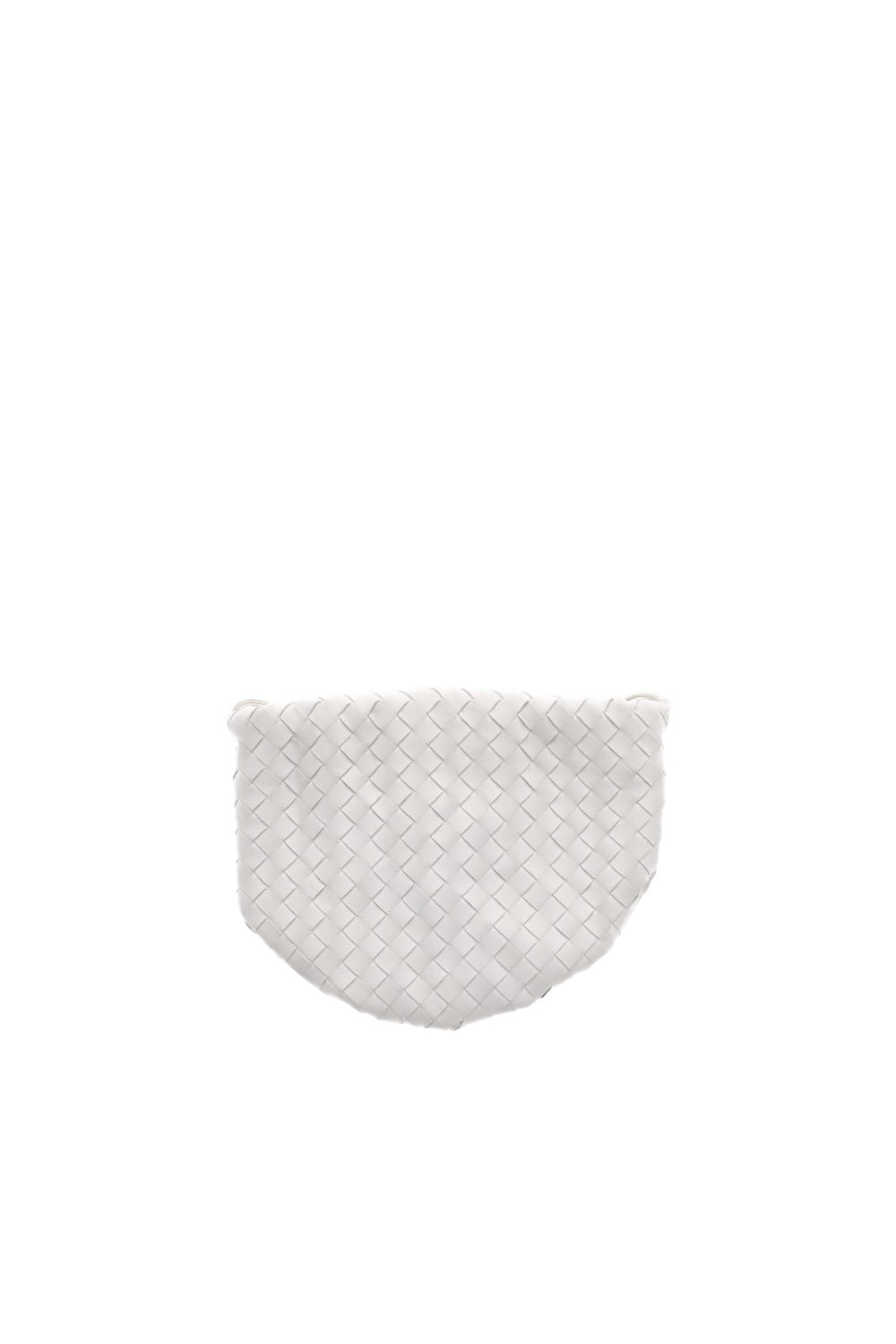 Bottega Veneta Intrecciato Chalk White Mini Pouch